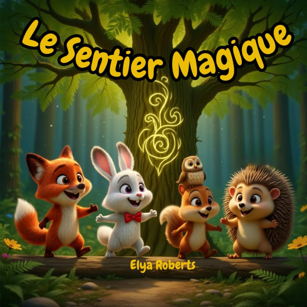 Le sentier Magique: Une histoire magique sur l'amitié, le courage et l'entraide - Livre illustré pour enfants de 3 à 8 ans