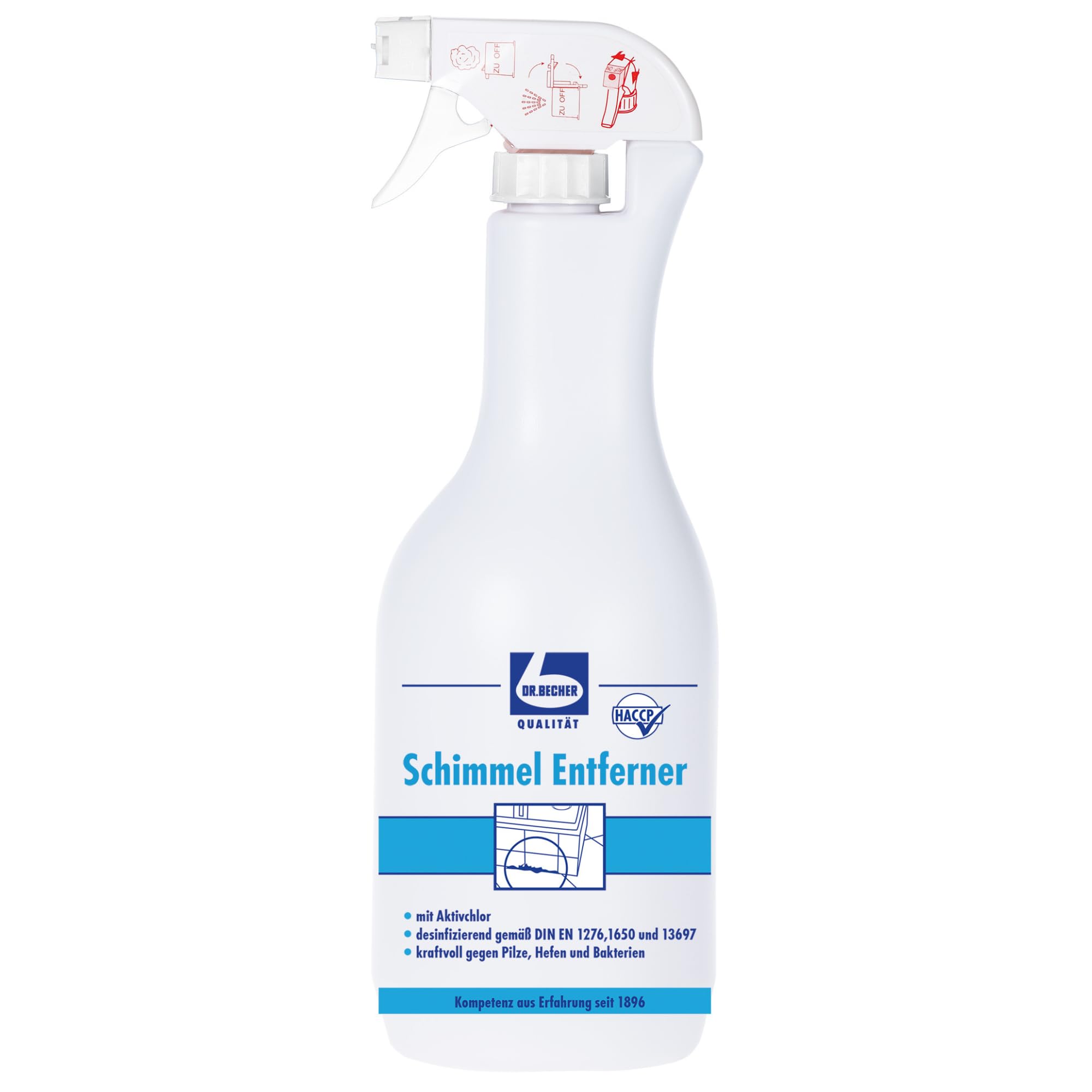 10x Dr. Becher Schimmelentferner - 1 Liter | Flasche (1 ml)