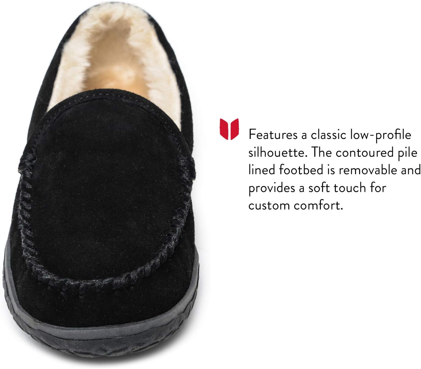 Minnetonka Womens Tempe Moc 5 Black