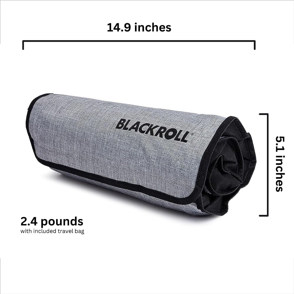 Blackroll - Ultralite Recovery Blanket, Soft, Breathable, Lightweight, Compact Sleeping Quilt for Outdoors, Hiking, Camping, and Bug Out Bag, Included Travel Bag for Easy Storing, Light Grey