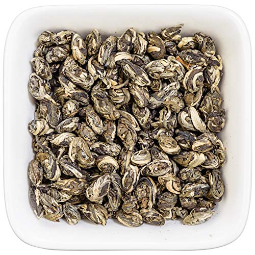 Tealyra - Jasmine Phoenix Pearls - Best Chinese Jasmine Green Loose Leaf Tea - Naturally Scented - Great Aroma and Taste - 110g (4-ounce)
