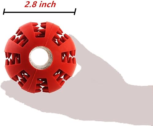 Miniatura 6 de ADUCK Pelotas duraderas para perros masticadores agresivos limpieza de dentición tratamiento dental resistente a mordeduras juguetes de pelota de