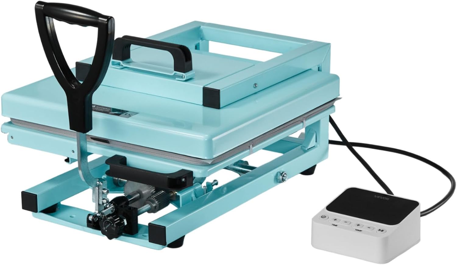 Hybrid Heat Press, 15 x 15 inch, 8-in-1 Multifunction, Heat Up Fast and Even, All-New Patented Design, Easy to Control, Sublimation Press Machine for T-Shirts/Tumblers/Caps/Plates, Light Green