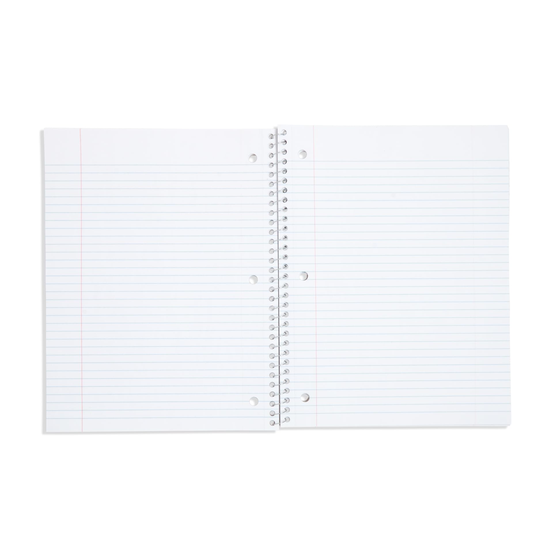 Blue Summit - Cuaderno de espiral pastel con rayas universitarias, cuadernos escolares de una asignatura, cuadernos perforados a granel, libro escolar de 8 x 10.5 pulgadas, papel, rayas universitarias