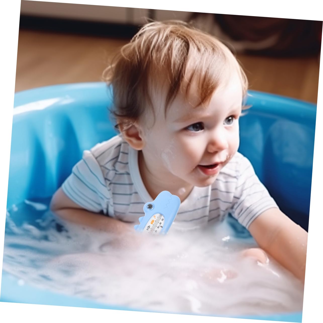 5 Ensembles Thermomètre De Température De Piscine Température Du Bain De Bébé Thermomètre De Piscine De Dessin Animé D'eau De Bain Pp Sky-blue 2 Pièces * 5