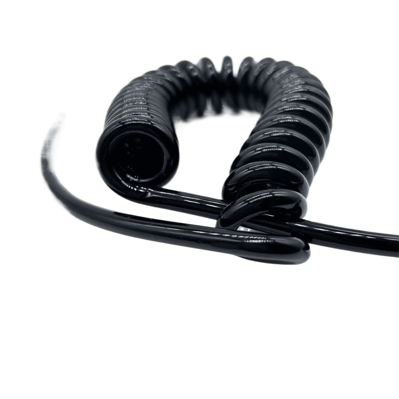 6-żyłowy drut spiralny 0,75 mm² 18 AWG połączenie pazurowe wytrzymałość rozciąganie izolacja przedłużany elastyczny elastyczny elastyczny (3 metry)