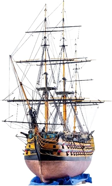 SIourso Wooden Model Ship Kit Hms Victory 1805 Scale 1/96 1032Mm 40'' Wood Model Ship Kit