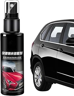 カーコーティングスプレー,自動車メンテナンス液 120ml - コーティング復元スプレー 自動車車両用 | セダン、トラック、ミニバン対応 日常的なドライブから長距離旅行まで 初心者から上級者の方まで