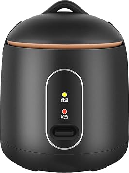Mini Rice Cooker Black Small Automatic 1.2L Evaporative Pot Liner Dorm Pot Liner Feed Small Kitchen Home Use