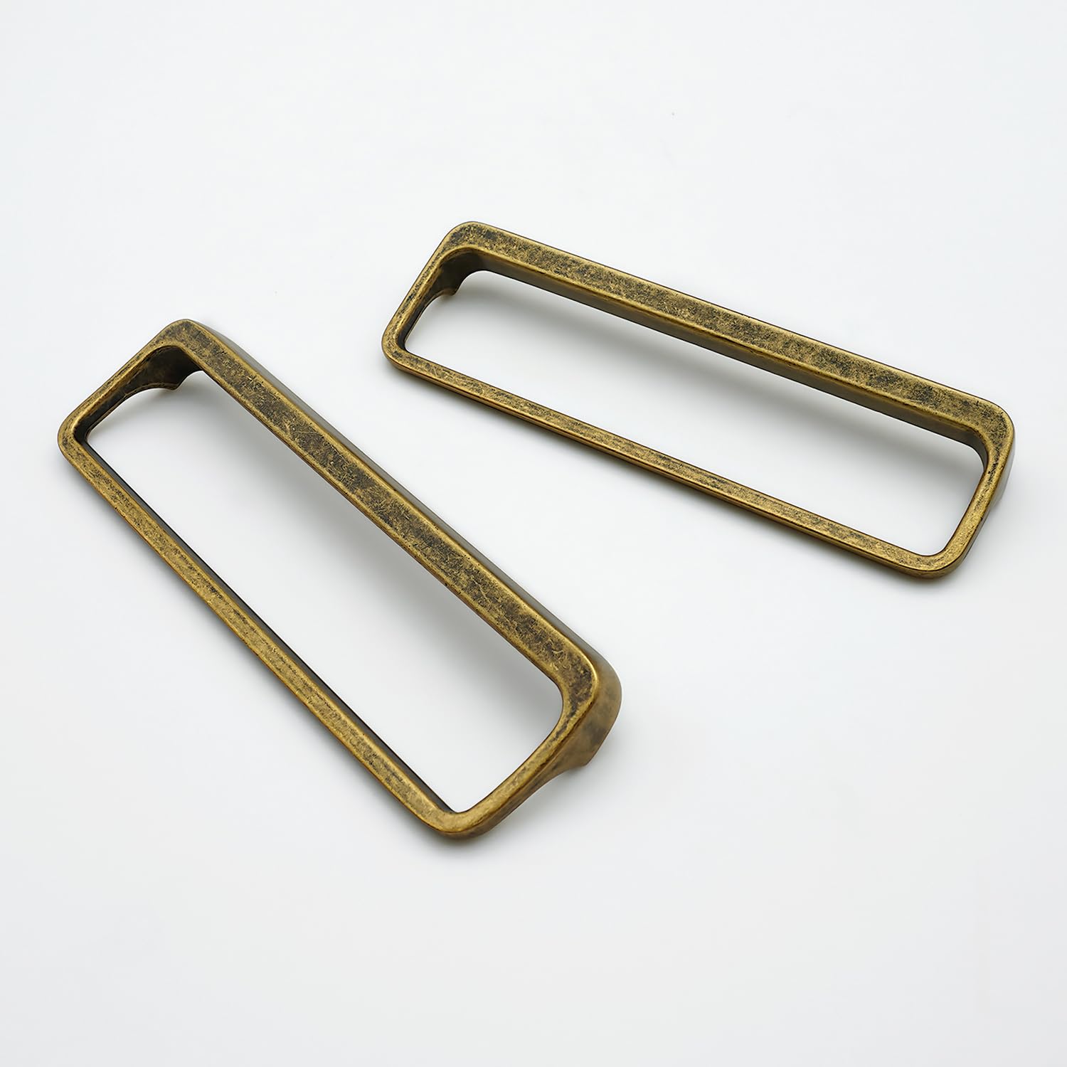 Confezione da 10 pomelli in ottone anticato, 128 mm, foro centrale in lega di zinco massiccio, per cassetti e cassettiere, maniglie vintage per mobili