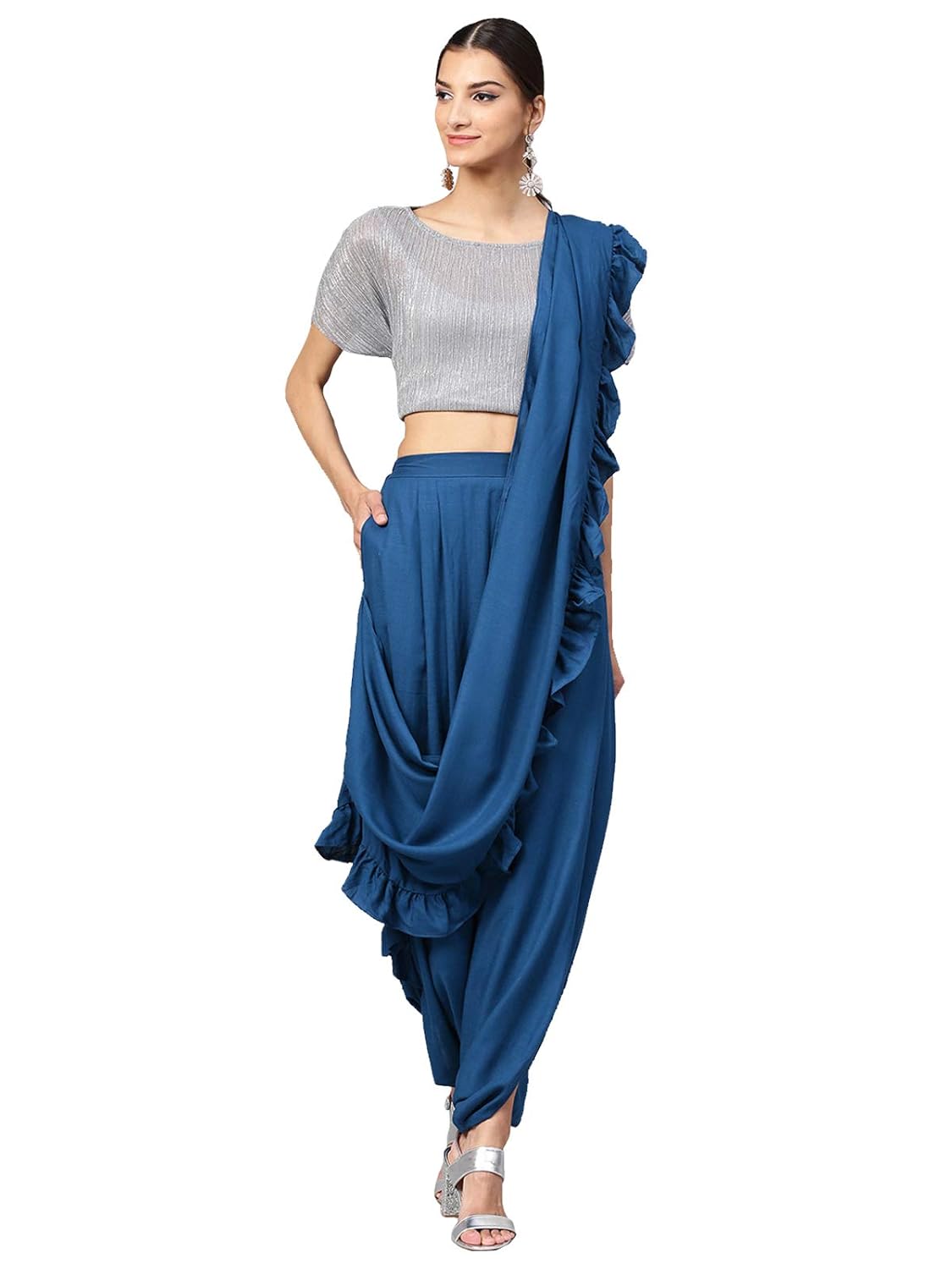 dhoti saree dress