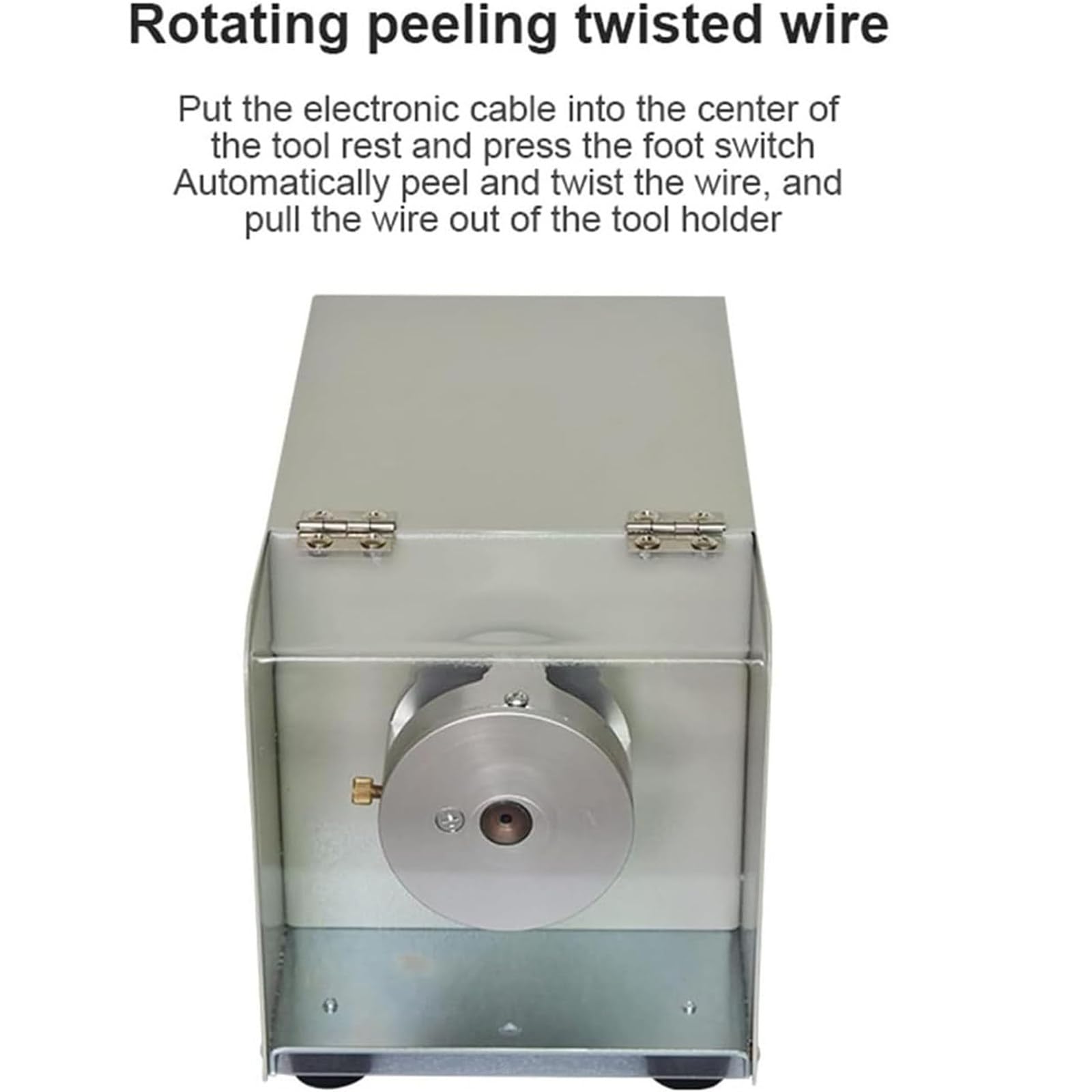 Máquina Automática Torsión Alambre,Rango Diámetro Exterior Alambre 1,2 A 3,6 Mm,Herramienta Corte Pelar Y Pelar Cables,Alambre Torsión Alambre con Núcleo Cobre Todo En Uno
