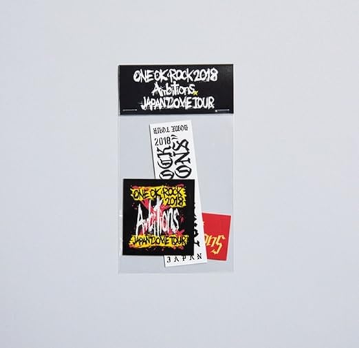 Amazon Co Jp One Ok Rock 2018 Ambitions Japan Dome Tour ワンオク 公式グッズ 2018 Dome ステッカーセット 文房具 オフィス用品
