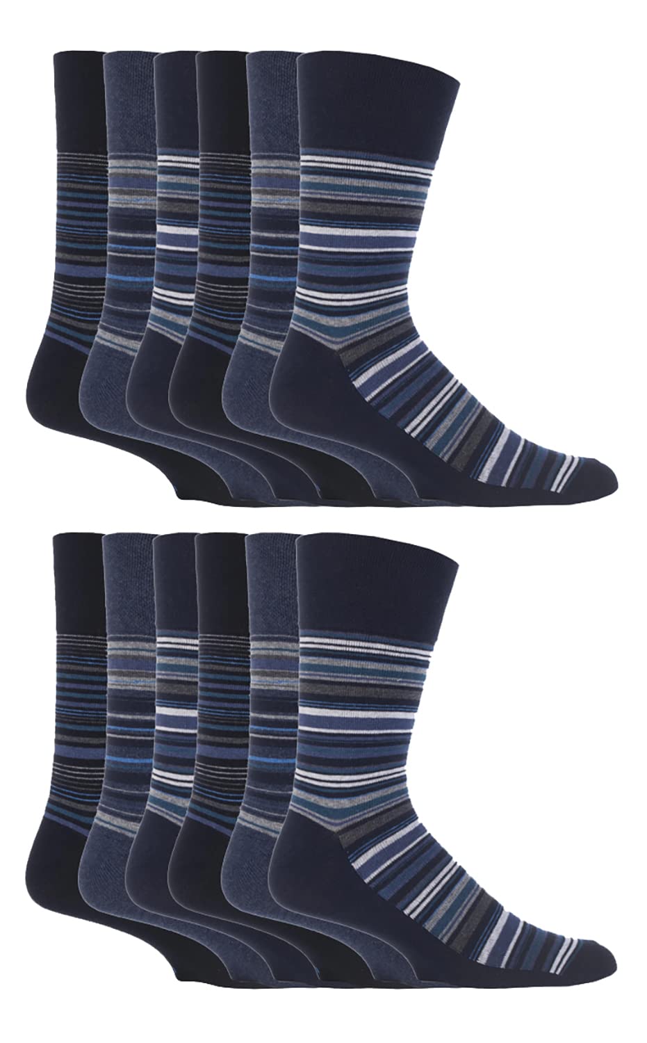 Chaussettes sans elastique contre les marques de serrage pour homme extra large - 8