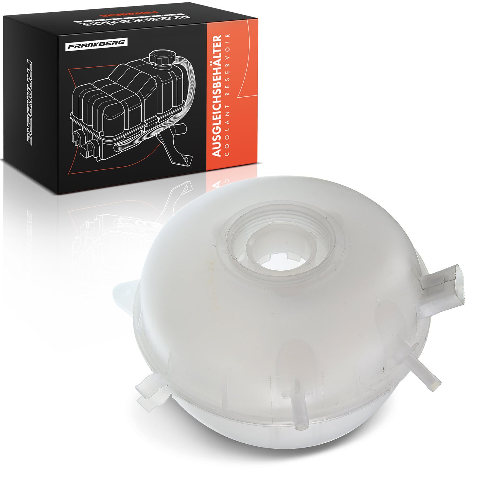 Frankberg Coolant Expansion Tank Expansion Tank Without Sensor Without Lid for M.u.l.t.i.v.a.n V 7H 7E Transporter V VI SG 1.9L 2.0L 2.5L 3.2L 2003-2019 7H0121407C