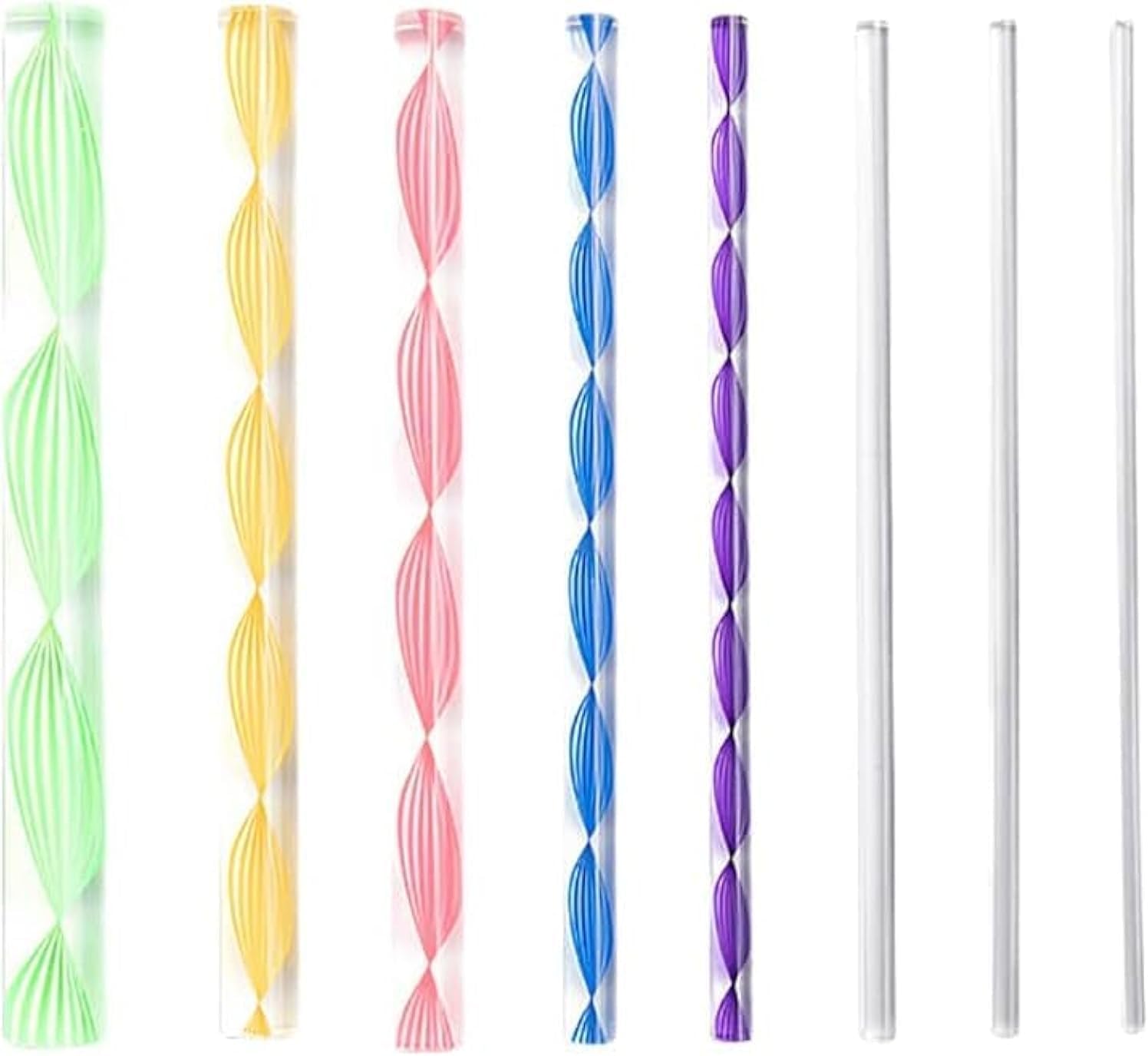 Dotting Tools for Painting, 8Pcs Acrylic Dowel Rods Colorful Cylinder Rods Clear Round Sticks Assorted, Size Rods Mandala Dotting Tools for Painting Pottery,Dot Painting