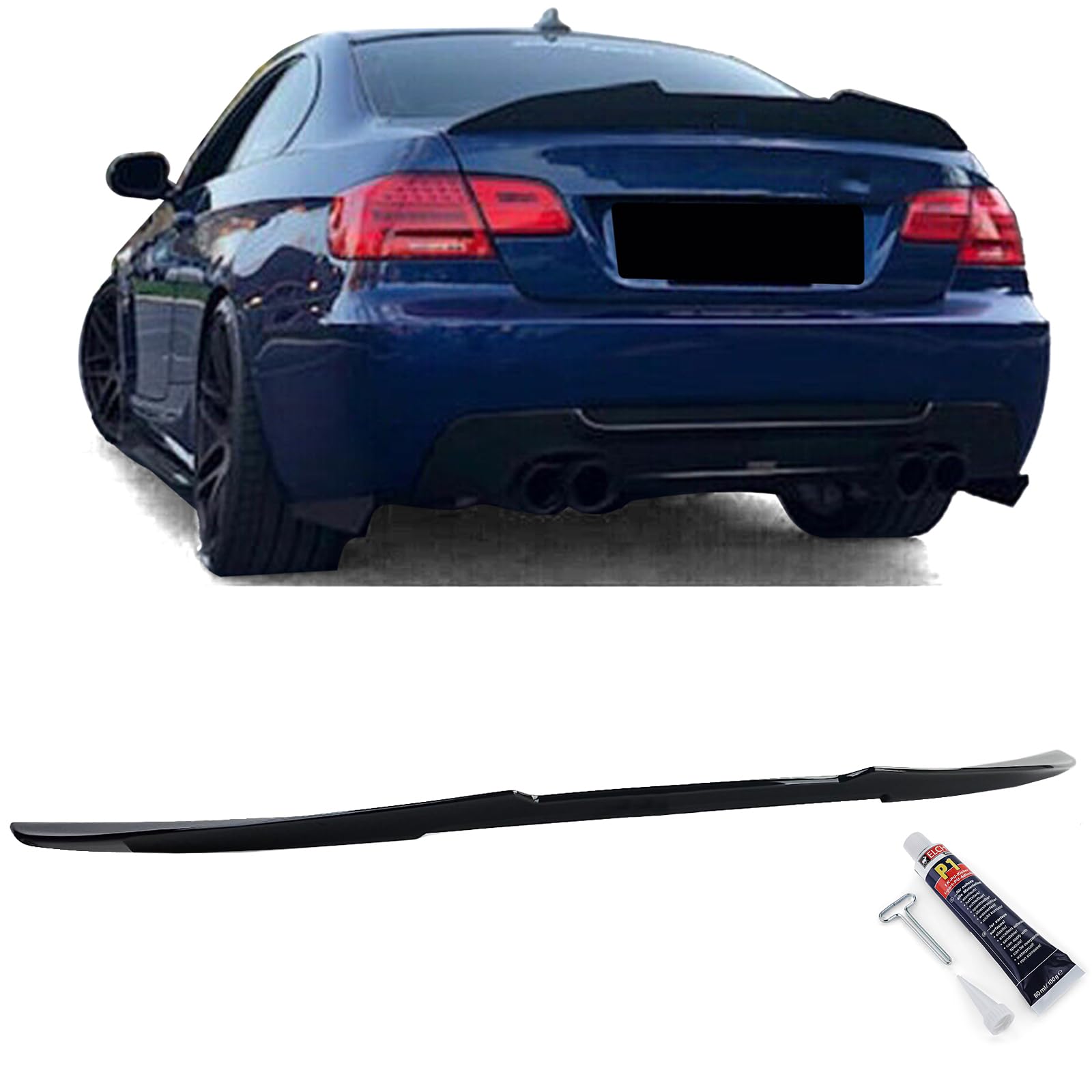 Heckansatz Heckspoiler Diffusor Für BMW E92 Coupe E93 Cabr Für M Paket 335i 335d    56941