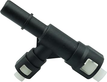 HVAC Heater Hose Connector for Cadillac, Chevrolet, GMC Pickup Truck SUV Replace 15055342, 800-414 Black