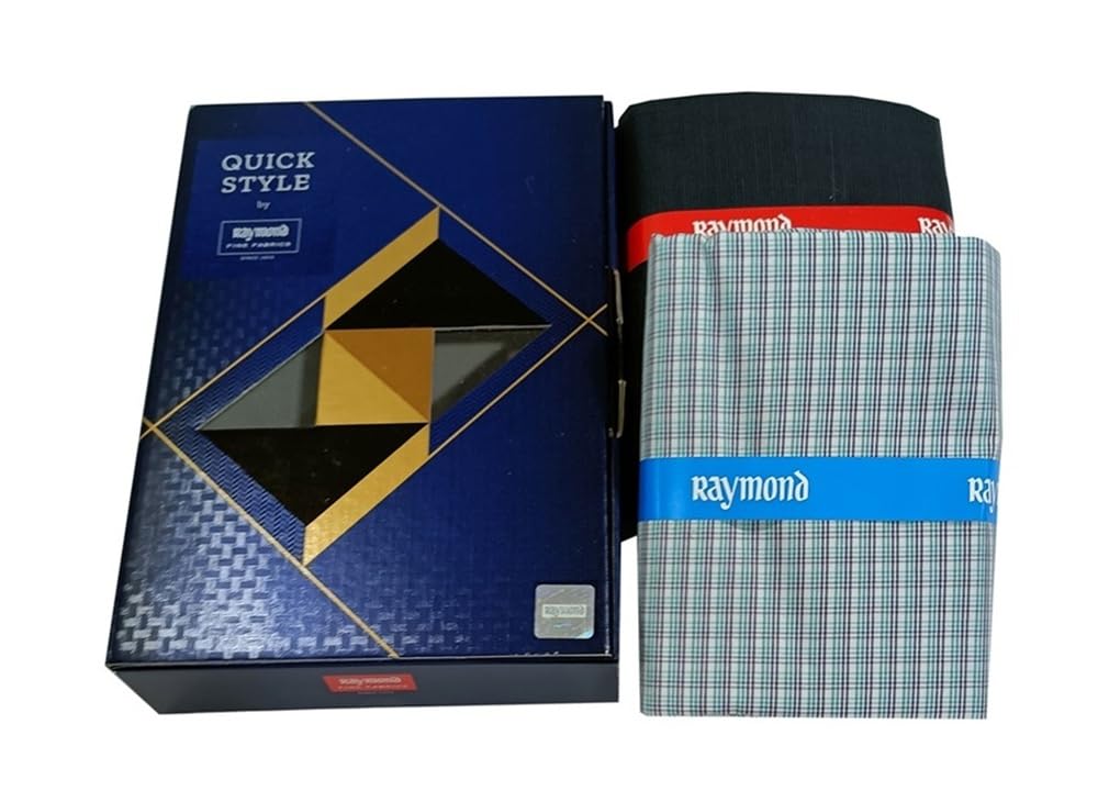 raymond Fabrics Men's Cotton Shirt and Trouser Unstitched Fabric Set - Gift Pack (Multicolour_Free Size) 77-picture-28