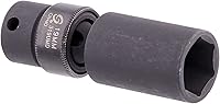 Vista 1 de Sunex 319UMD - Enchufe de impacto métrico universal de 6 puntos de 3/8 pulgadas de profundidad, 0.748 in