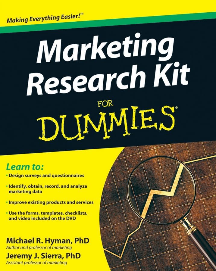 Marketing Research Kit for Dummies First Edition