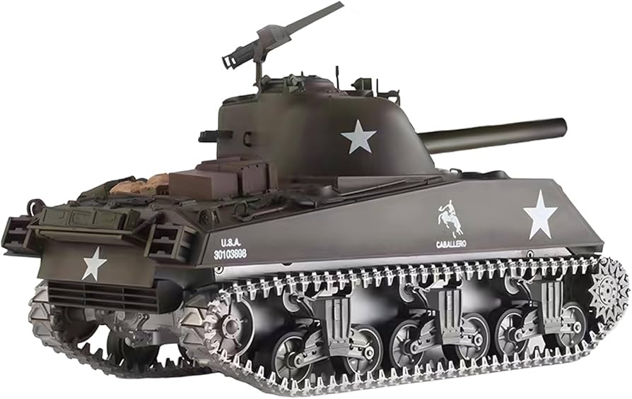 M4A3 Sherman 105 ラジコン戦車 1/16スケール Amazon.com: TOUCAN RC