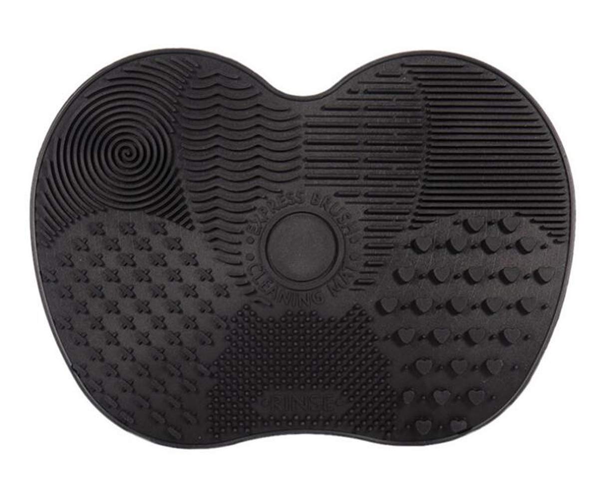 Brilaris Makeup Brush Cleaner Mat,Make Up Cleaning Mat Silicone Brush Cleaner Pad Portable Drying Washing Tool Scrubber with Suction Cup Small Size Purple