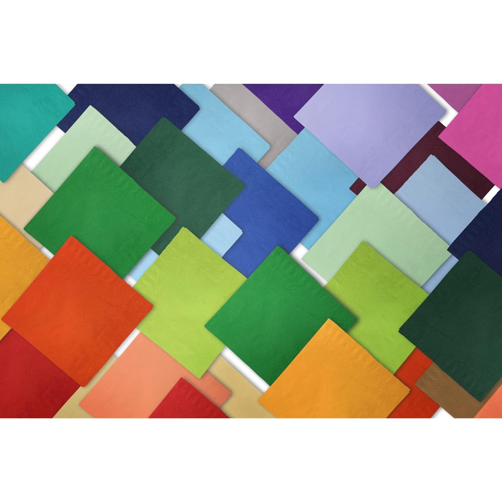 Party Solids Lot de 300 serviettes de table jetables à double épaisseur pour tous les jours - Rouge