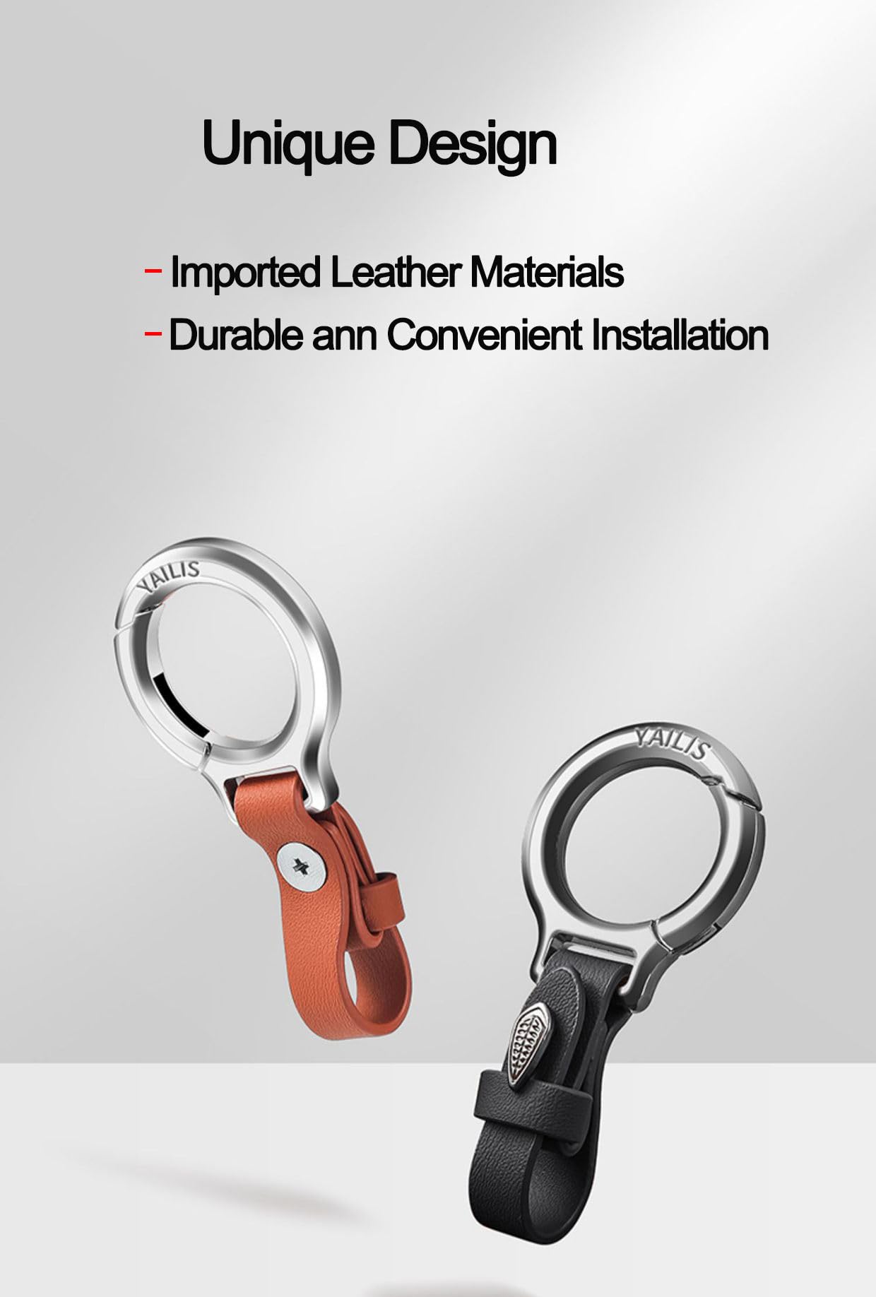 Premium Leather Car Keychain - Birdline -2 Premium Leather Car Keychain - Birdline -2