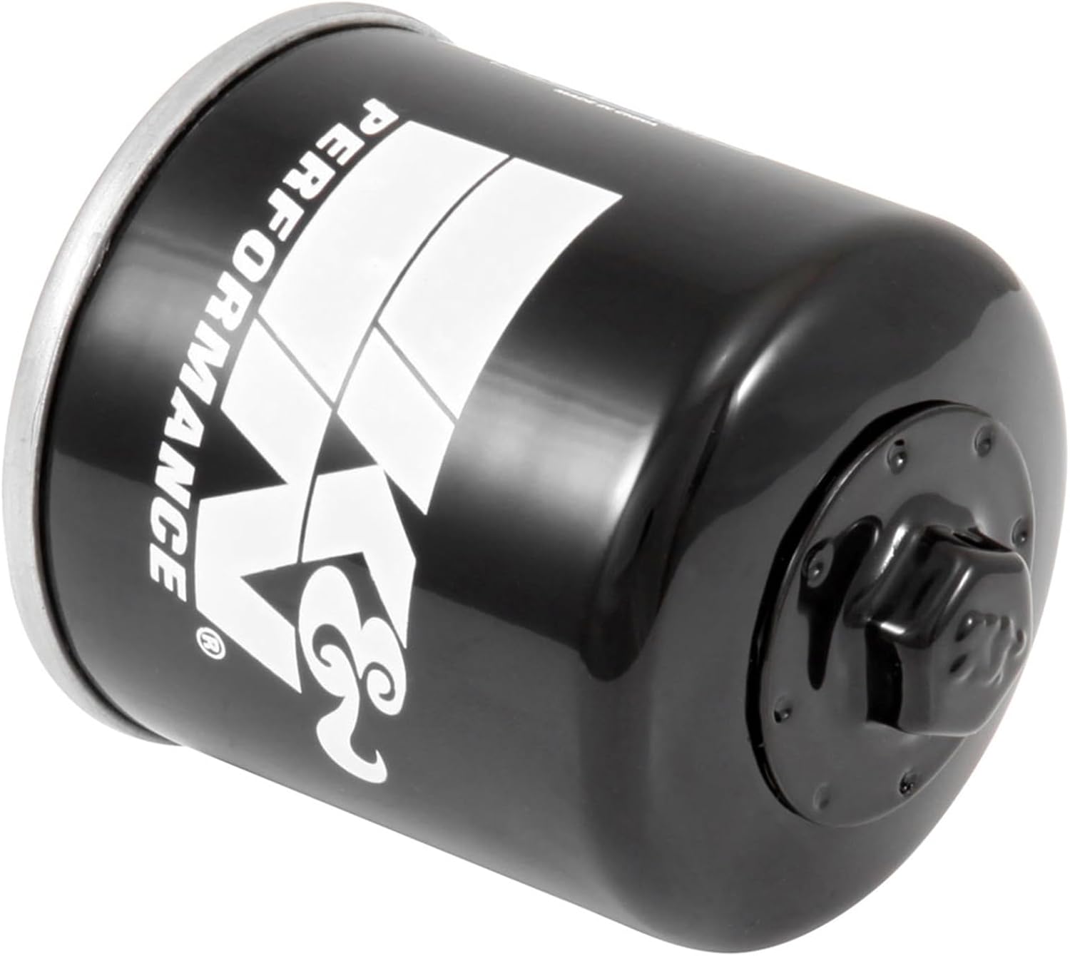 K&N Motorcycle Oil Filter: High Performance Black Oil Filter with 17mm nut designed to be used with synthetic or conventional oils fits Honda, Kawasaki, Triumph, Yamaha Motorcycles KN-204