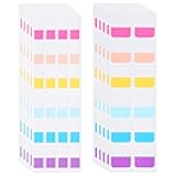 cobee 720 Pcs Sticky Index Tabs, Page Markers Labels Writable Book Annotation Tabs Repositionable Sticky Notes Tab for Notebooks File Binder Journaling Supplies(6 Colors, 2 Size)