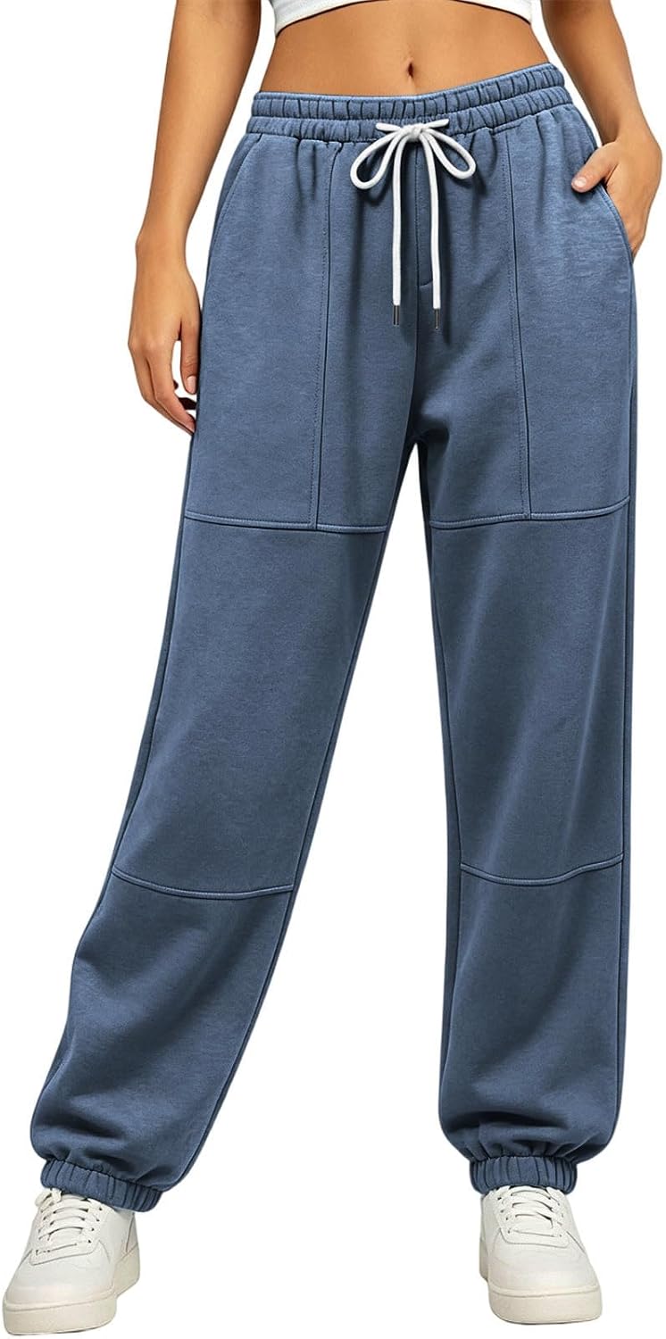 Women's Jogger Sweatpants Drawstring Waist Pockets Casual