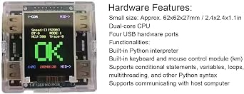 Topiky HDMI Synthesizer, DMA Fuser Combiner Display Overlay Adapter, DMA Fuser Complete Kit, Keyboard Controller HDMI Overlayer Synthesizer Hub Direct Memory Access Card Programmable