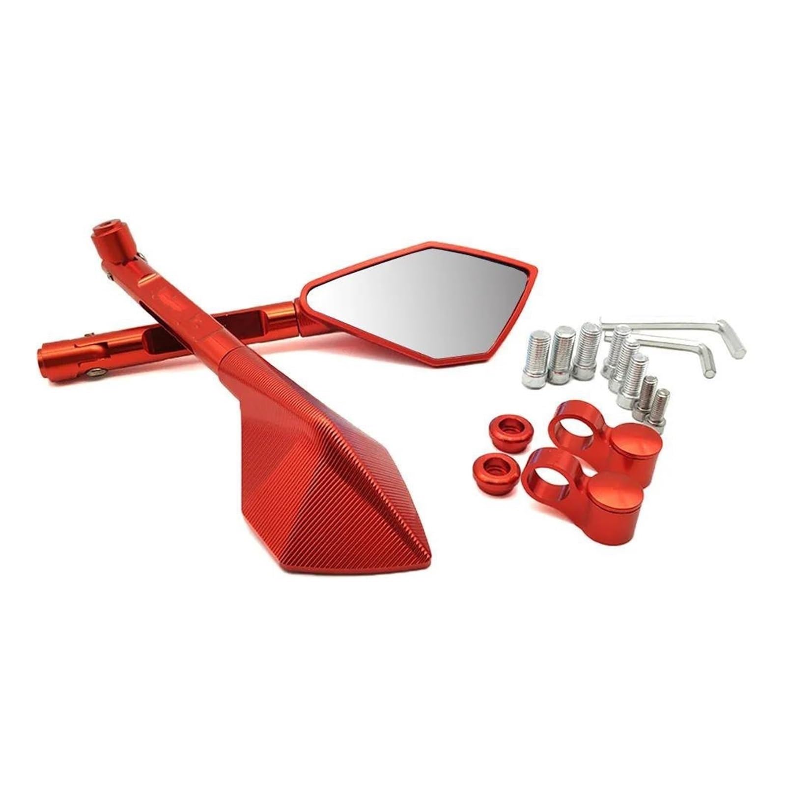 składane lusterka wsteczne Lusterka boczne motocyklowe CNC do lusterek Ducati Hypermotard 796 821 939 950 1100 ST4S 748 900 Akcesoria do lusterek bocznych(All CNC 2)