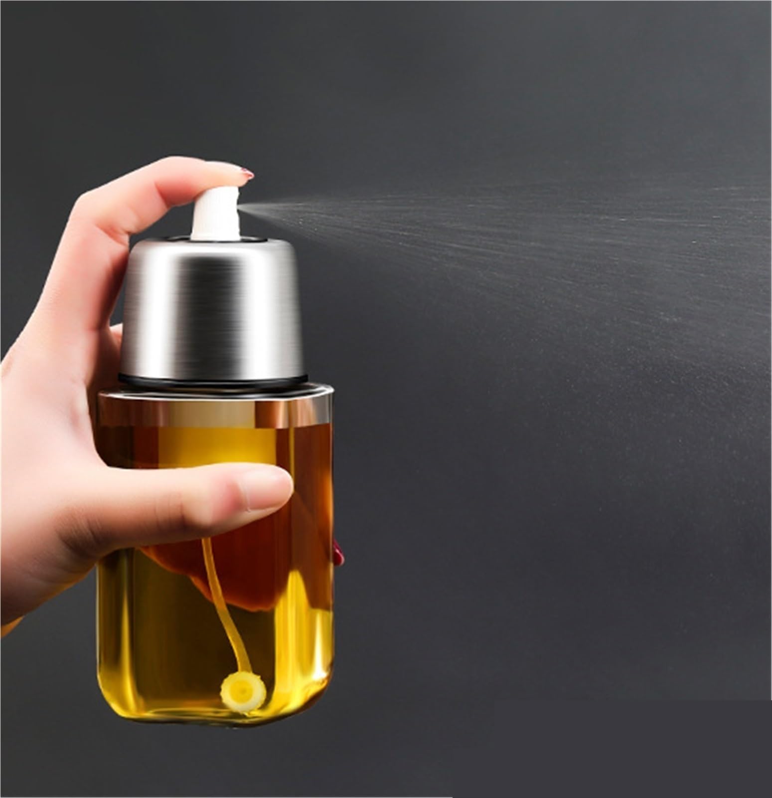 Ölsprüher Für Speiseöl Glas-Öl-Sprühflasche Mit Druckfunktion For Grillen, Backen, Luftfritteuse, Sprühflasche Grillen Küche