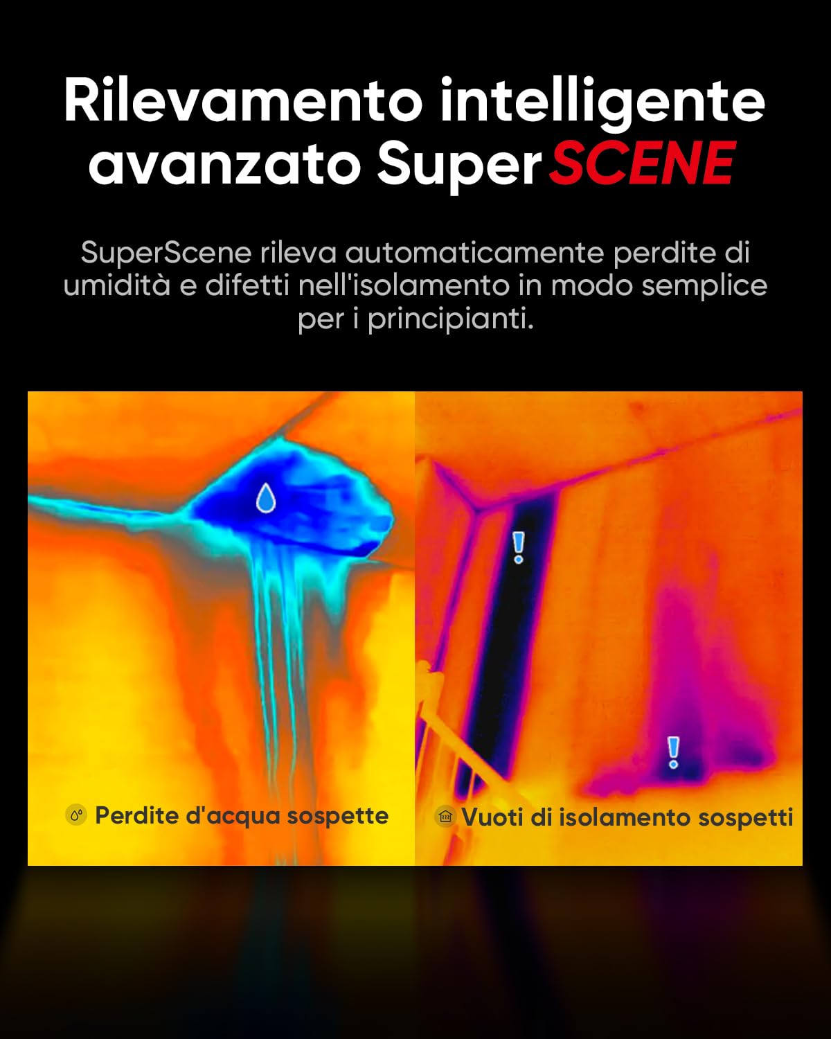 HIKMICRO Termocamera B01S, Risoluzione IR 256 x 192, WiFi, 25 Hz, Termocamera, schermo LCD da 3,2 "con risoluzione di 640 x 480, Imager Termico Portatile a Infrarossi da 49.152 Pixels