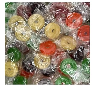 Mixed Fruit Hard Candy, 5 Flavors, Cherry, Raspberry, Watermelon, Orange, Pineapple, Individually Wrapped Candies - 5 - Pounds