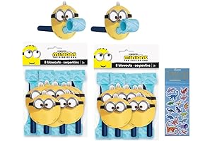 Despicable Me Minion Party Favors Blowouts and Sticker