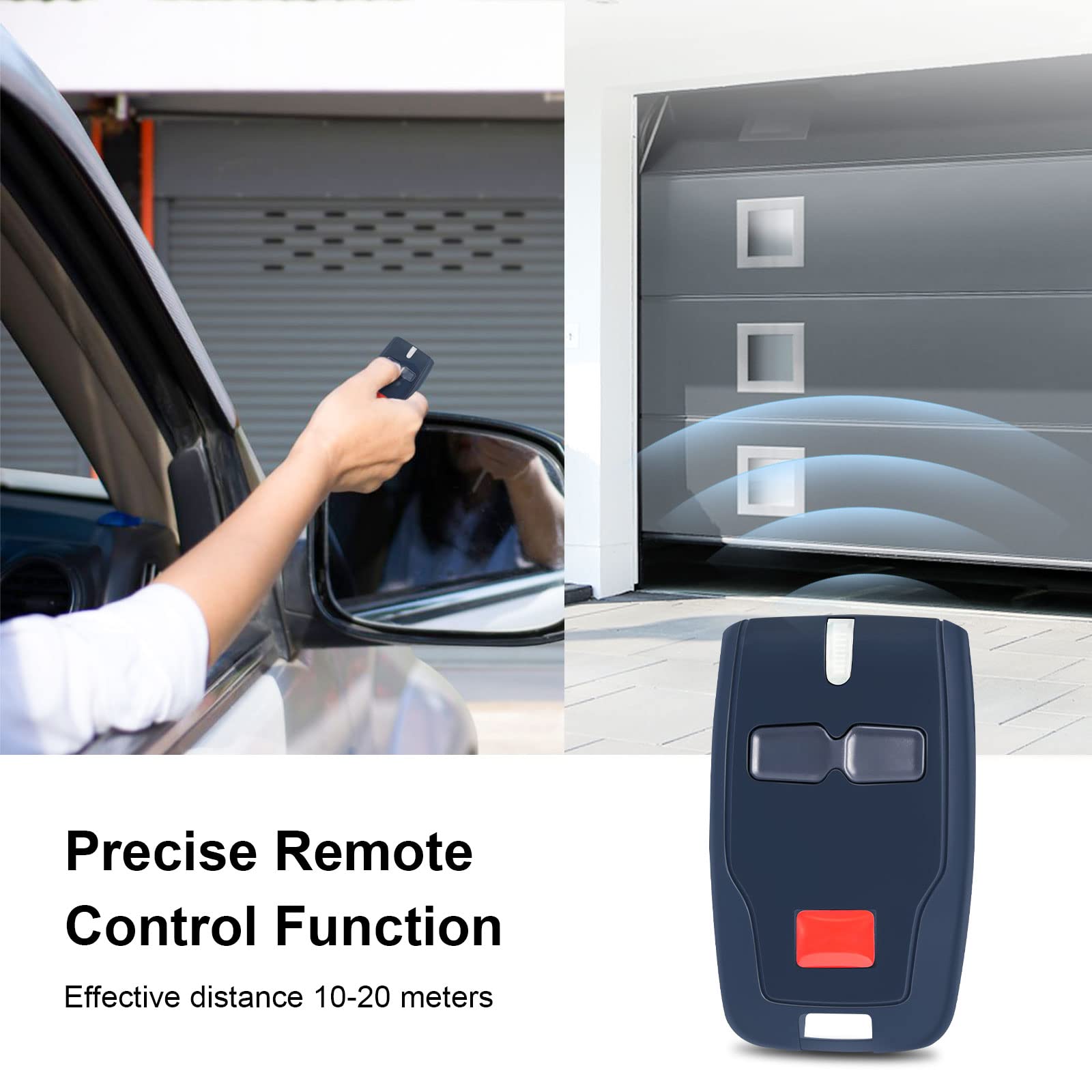 Pack De 2 Mandos A Distancia Para Puerta Automática BFT MITTO2, 433,92 MHz, 2 Canales, Con Tecnología Rolling Code