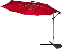 Vista 3 de Trademark Innovations Peso base del paraguas compensado de resina (bronce)