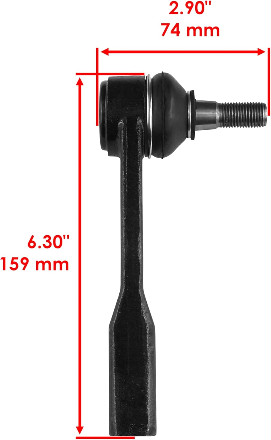 Caltric Gear Box Steering Rack And Pinion with Tie Rod Ends Compatible with Polaris Rzr S 1000 2017 2018 2019