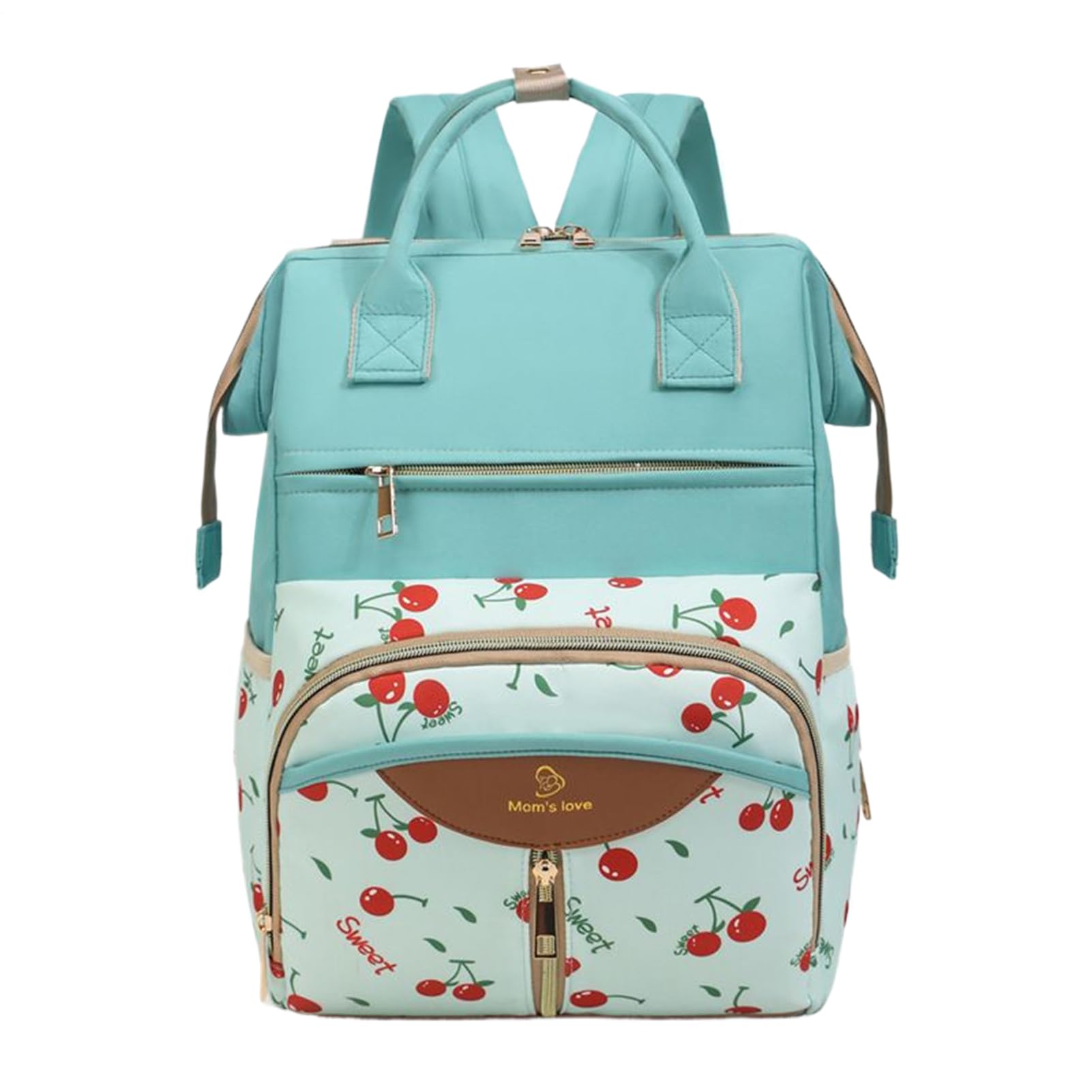 Générique Changing Bag, Waterproof Large Capacity Maternity Nappy Tote - Changing Bag with Changing Mat - For Mom Dad Women Boys Girls, Green, Se référer au descriptif