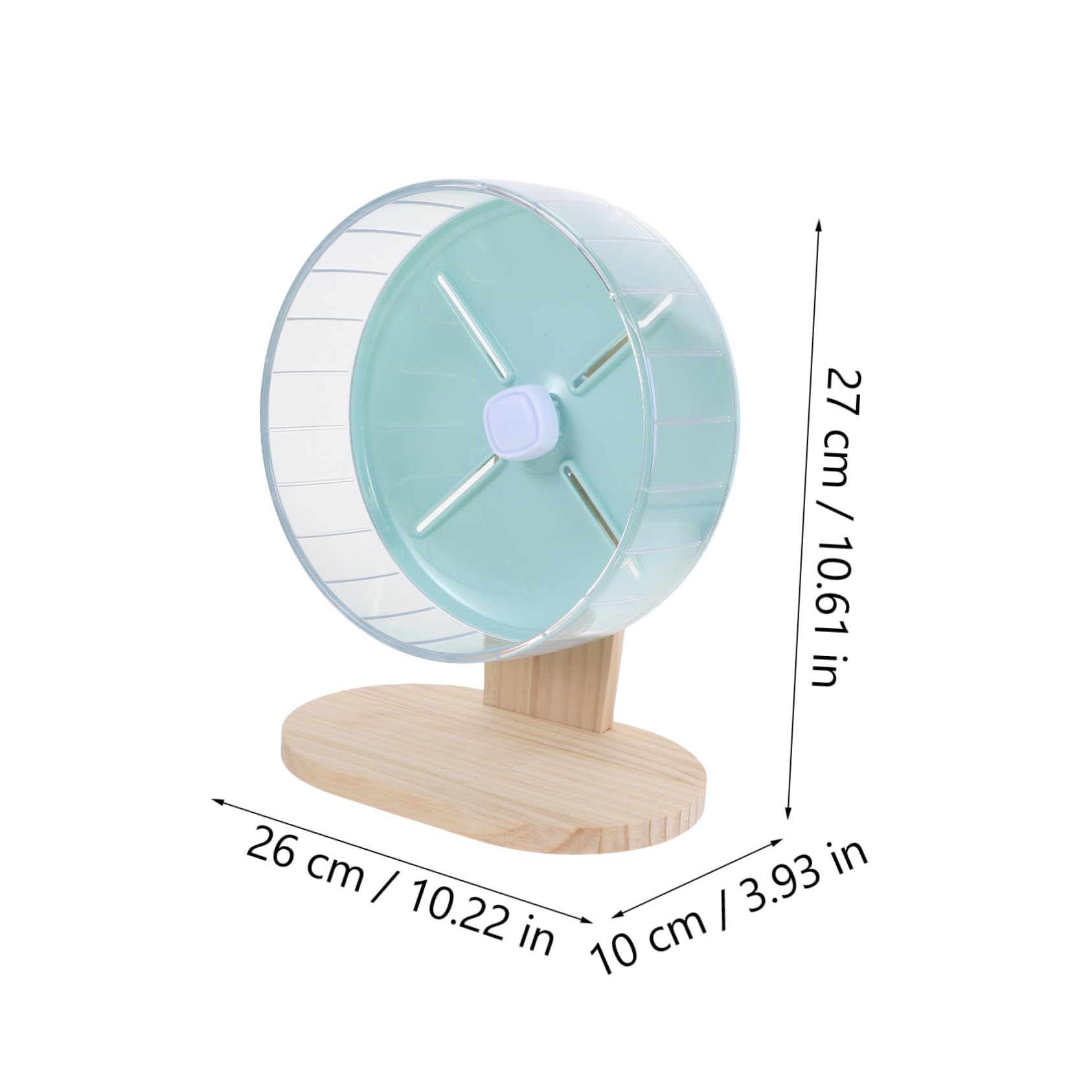 Levemolo 20cm Hamster Running Wheel Exercise for Hamsters Mice Gerbils Chinchillas Noiseless Pet Toy