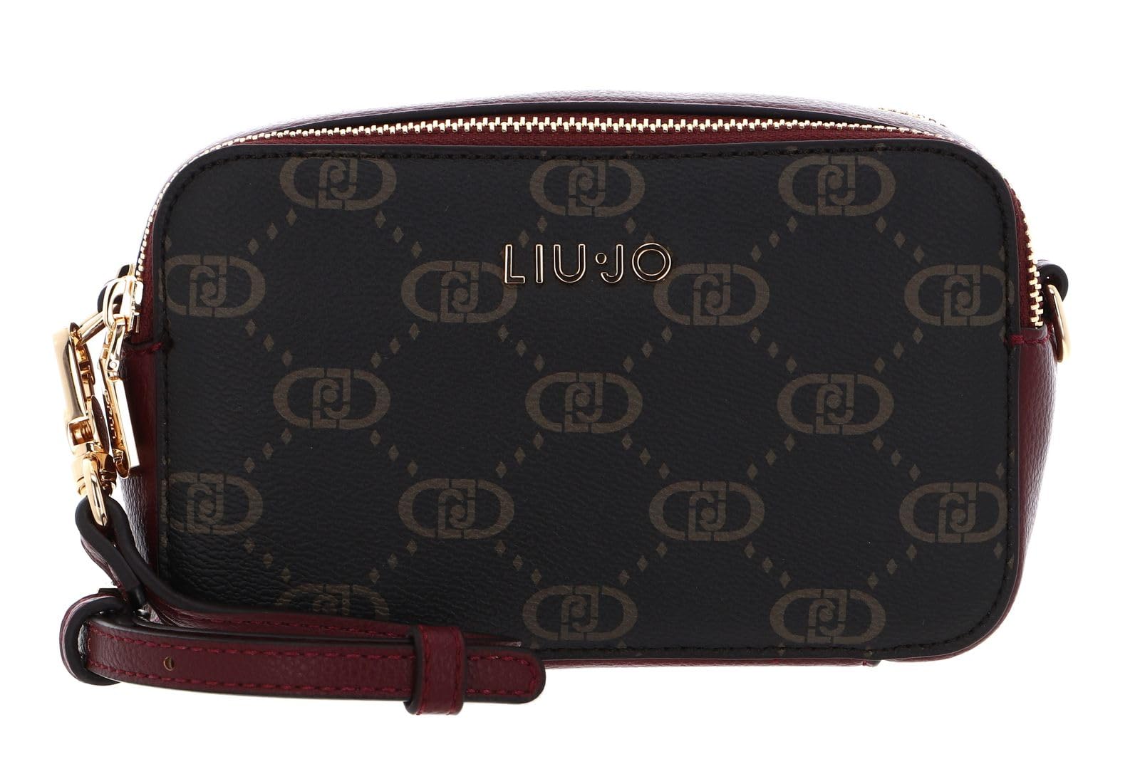 Liu Jo bolso bandolera bolso de hombro Ridhi ECS Camera Case Red Wine marrón oscuro