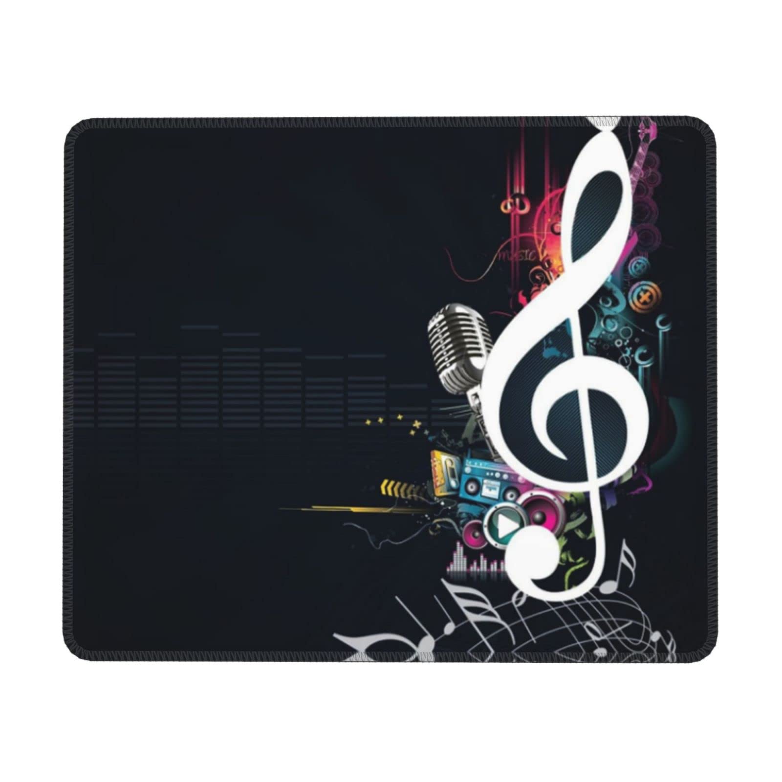 Tapis De Souris Note De Musique, Grand Clavier D'ordinateur, Tapis De Souris Avec Base Antidérapante Et Bords Cousus Pour La Maison, Le Bureau, Les Jeux, Le Travail, 40,6 X 90,2 Cm