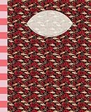  Composition Notebook College Ruled: Cherries and Fishes  Vintage Aesthetic Journal for School, College, Office or Work: Sailor\'s Cherries and Fishes Notebook