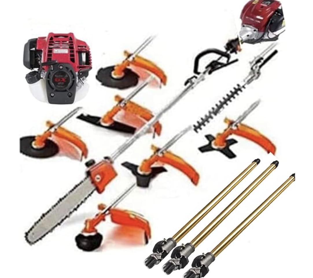 Amazon.com : GX50 4-Stroke 8 in 1 Brush Cutter Lawn Mower Hedge