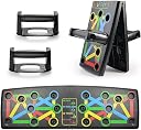 LIVOX 9 In 1 Body Building Push-up Rack Board Abs Wheel Roller with Toning Resistance Tube Band Gym Exercise Equipment Combo Set for Men and Women Home Workout Kit gallery image