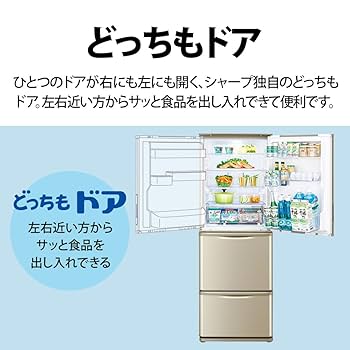SHARP 両開き冷蔵庫 SJ-W354H-S 2021年製 Amazon.co.jp: シャープ SHARP 冷蔵庫(幅60.0cm・スリムタイプ