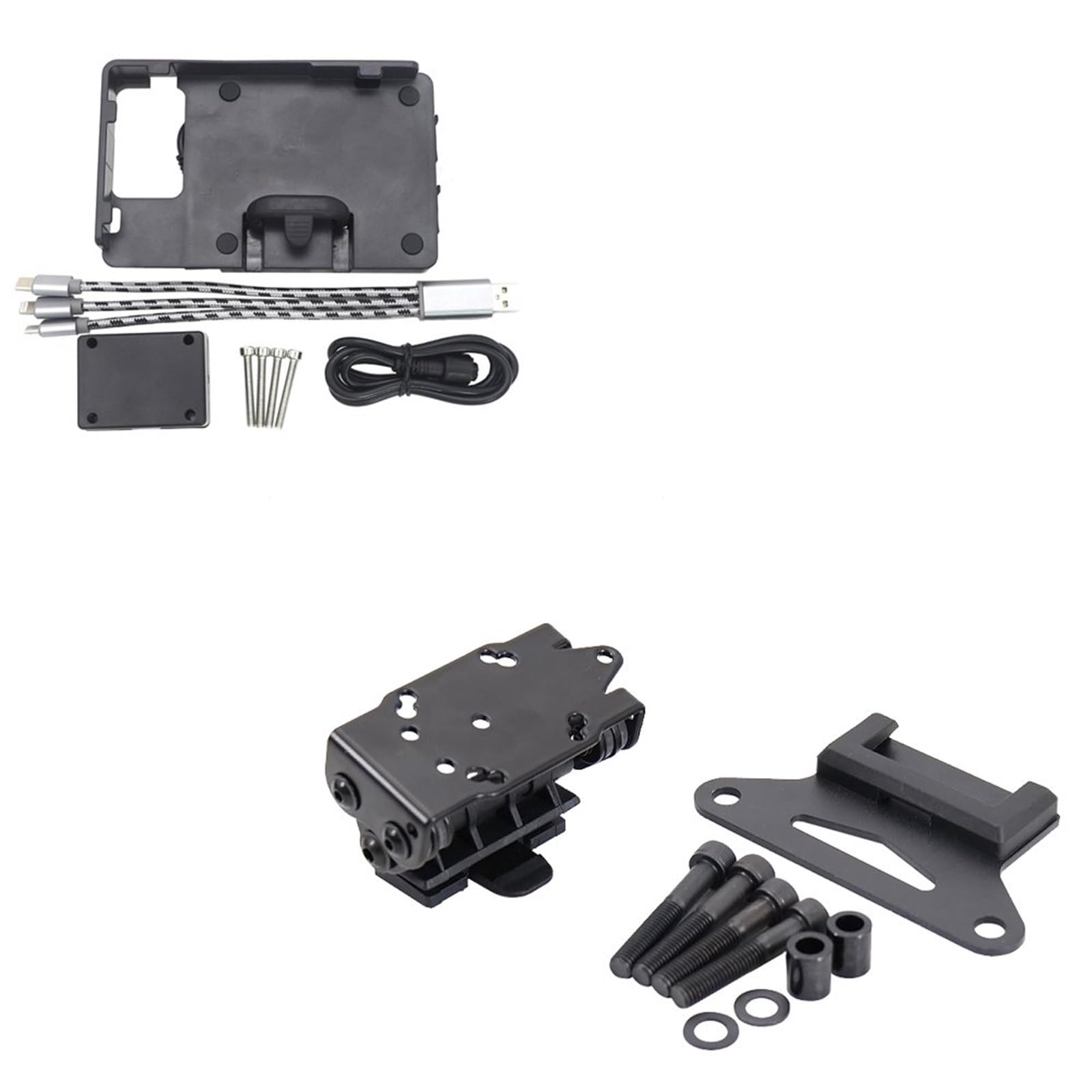 Support de navigation moto pour Suzuki V-Strom avec chargeur USB